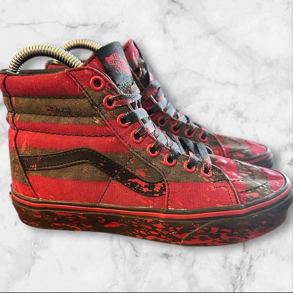 Vans House Of Terror Nightmare On Elm Street Freddy Krueger M/3.5 W/5